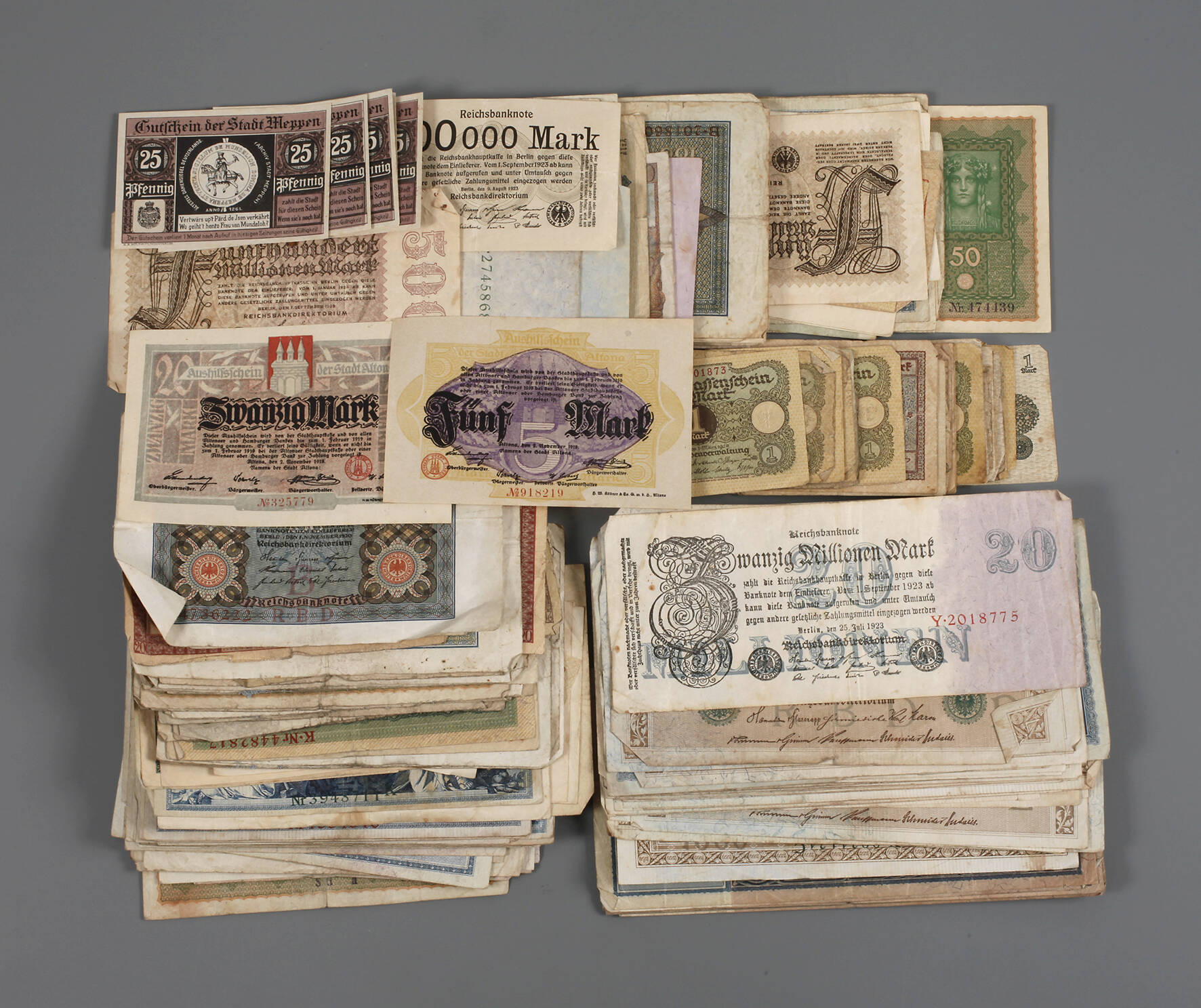 Konvolut Geldscheine