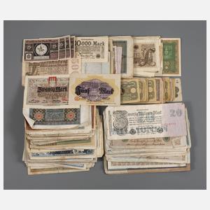 Konvolut Geldscheine