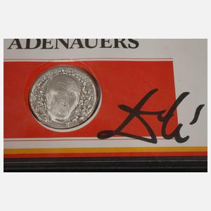 Salvador Dali zu Ehren Konrad Adenauers