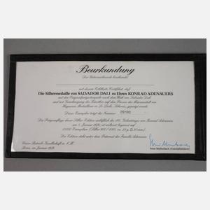 Salvador Dali zu Ehren Konrad Adenauers
