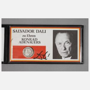 Salvador Dali zu Ehren Konrad Adenauers