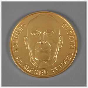 Goldmedaille auf Alfred Teufel Nagold