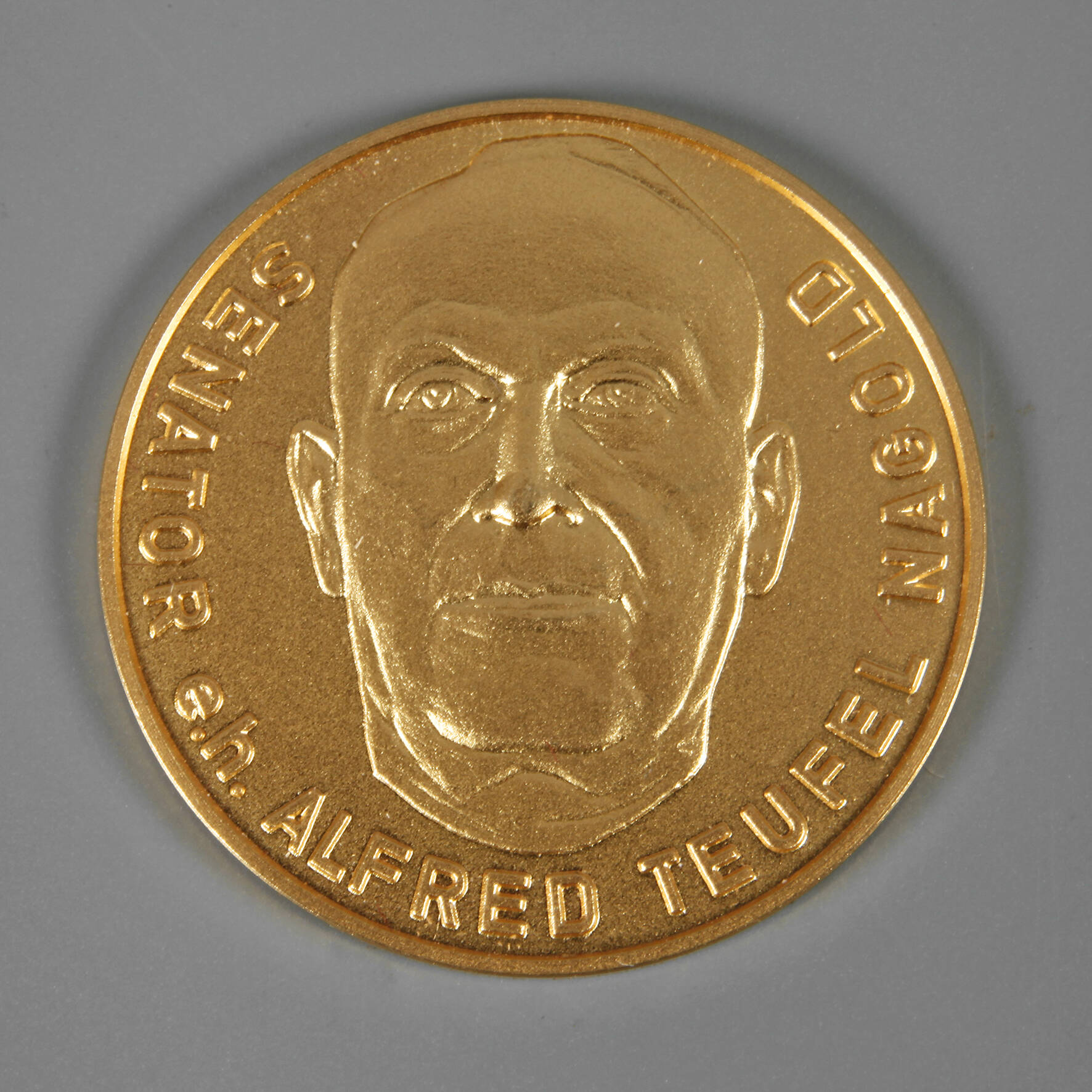 Goldmedaille auf Alfred Teufel Nagold