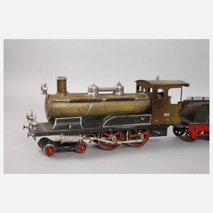 Märklin große Spiritus-Schlepptenderlok