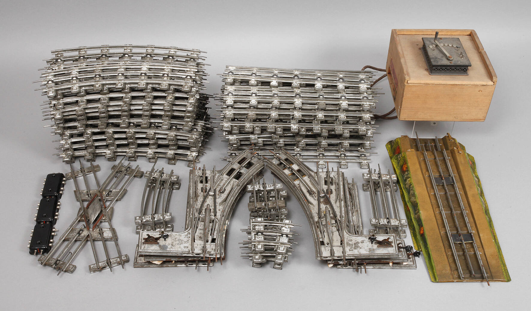 Märklin großes Konvolut Schienen mit Zubehör