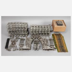 Märklin großes Konvolut Schienen mit Zubehör