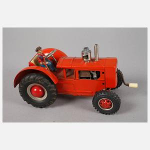 Gama Traktor mit Anhänger