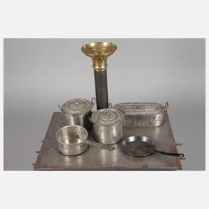 Märklin großer Puppenherd mit Zubehör