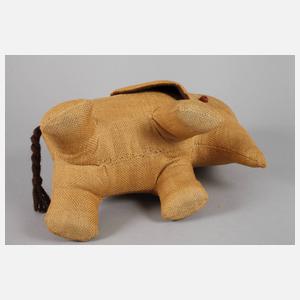 Rupfentier als Elefant