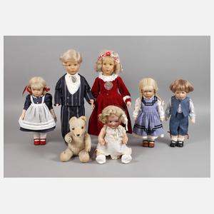 Sammlung Käthe Kruse Puppen und Teddy
