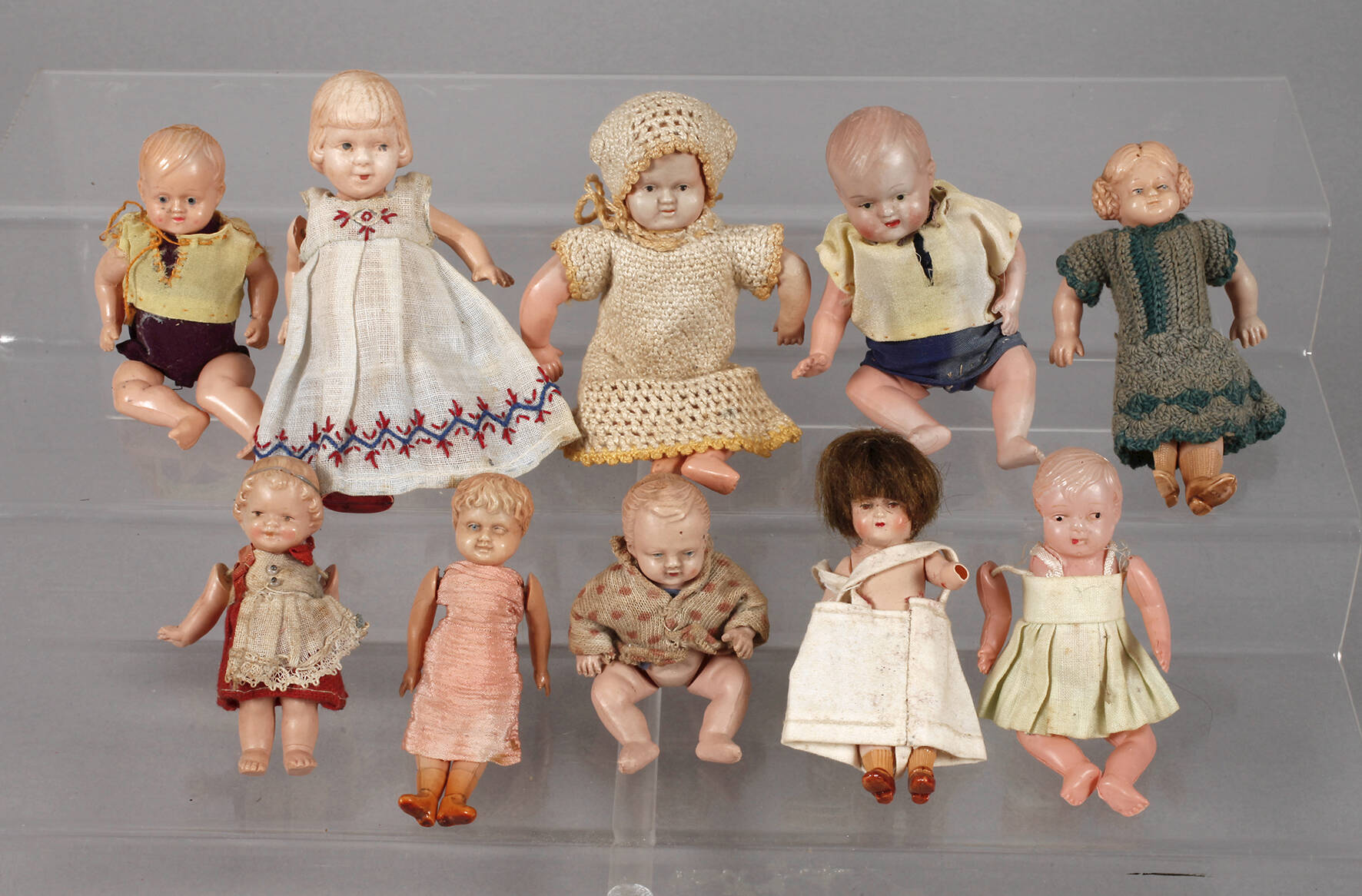 Konvolut Puppenstubenpuppen