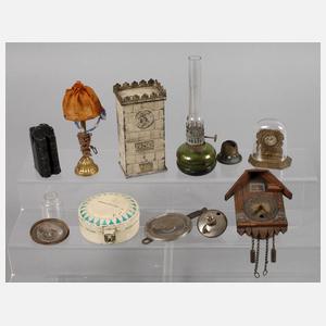 Konvolut Puppenstubenzubehör