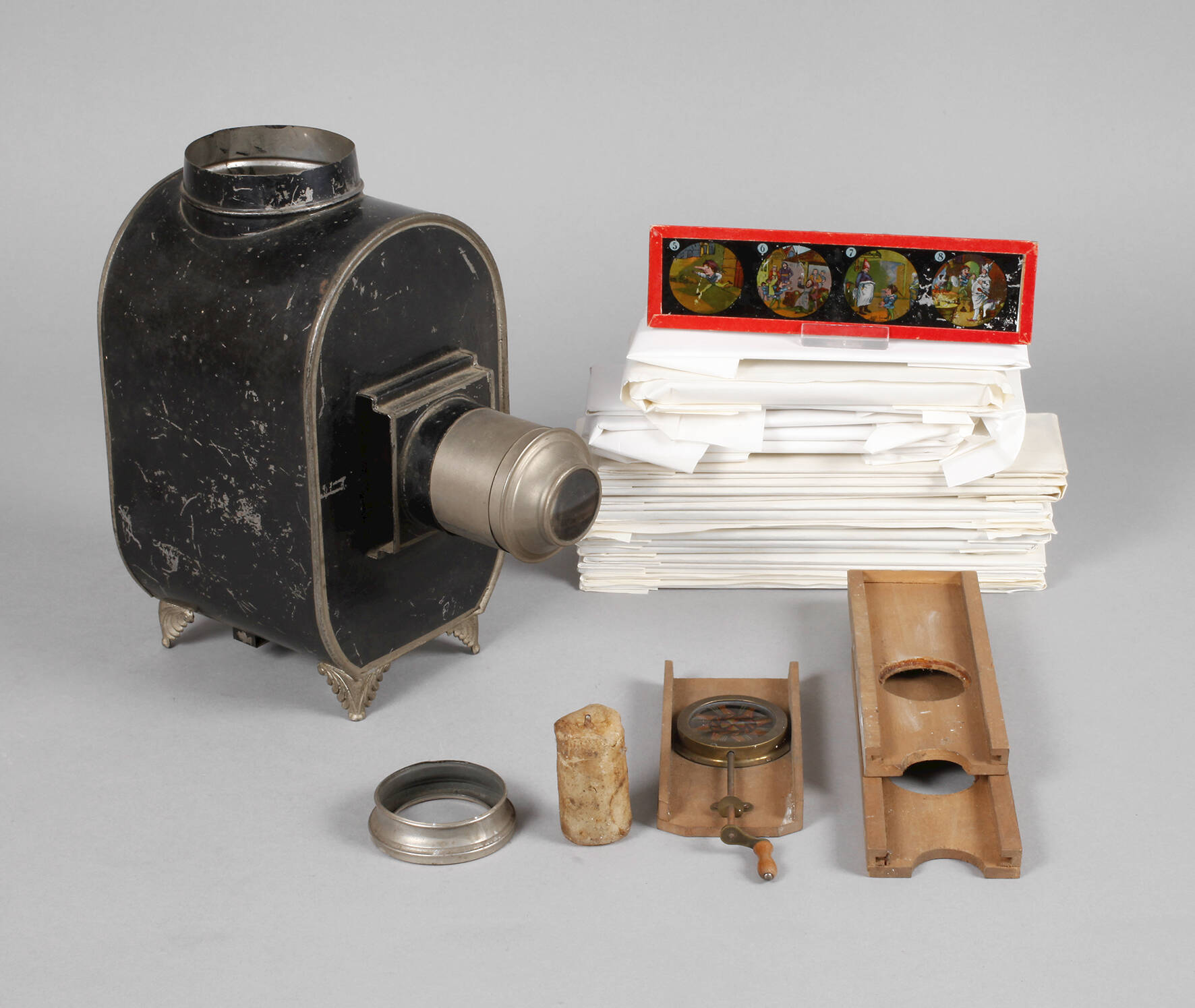 Laterna Magica mit Platten