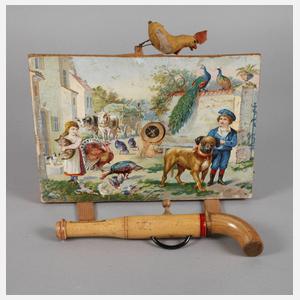 Schießspiel mit Huhn