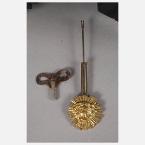 Tischuhr in Boullé-Technik