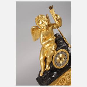 Bronzependule "Amor"