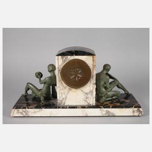 Figurenuhr Art déco