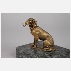 Uhrenständer Bronze