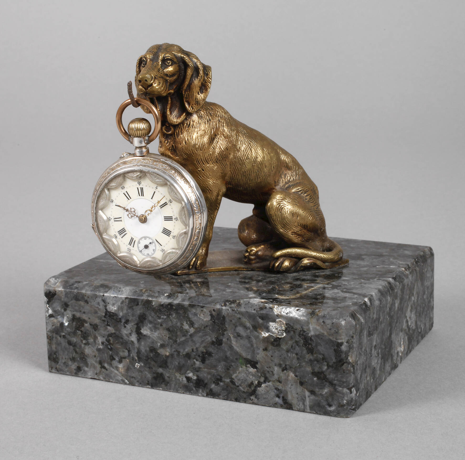 Uhrenständer Bronze