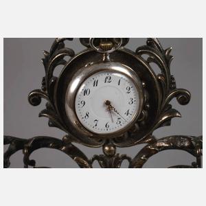 Uhrenständer mit Schreibzeug