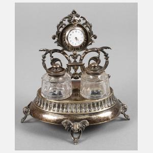 Uhrenständer mit Schreibzeug