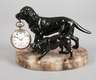 Uhrenständer Hundepaar