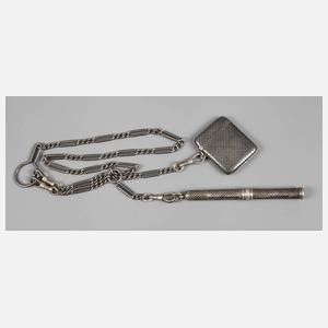 Feine Uhrenkette Tulasilber