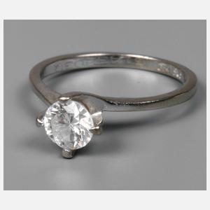 Damenring mit Brillant