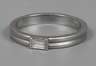 Platinring mit Diamant