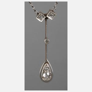 Collier mit Diamanten