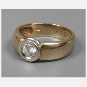 Damenring mit Brillant