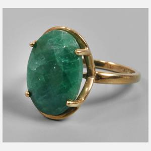 Damenring mit Smaragd