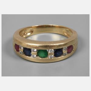 Damenring mit Steinbesatz