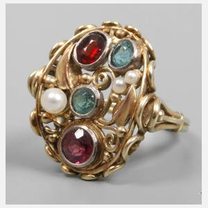 Damenring mit Steinbesatz