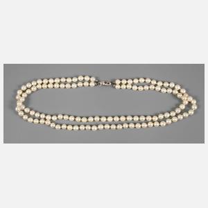 Zweireihige Perlenkette