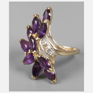 Damenring mit Amethyst