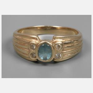 Damenring mit Steinbesatz