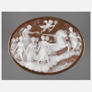 Brosche mit feiner Kamee