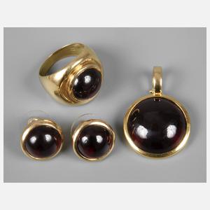 Schmuckset mit Granaten