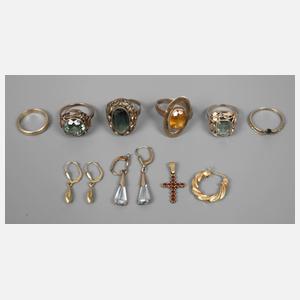 Konvolut Goldschmuck