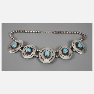 Collier mit Türkisen