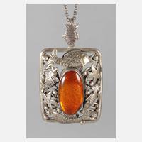 Georg Kramer Anhänger mit Bernstein111