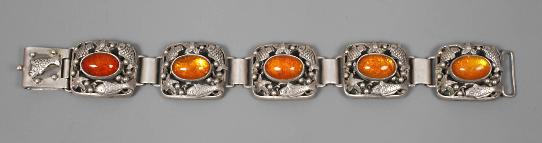 Georg Kramer Armband mit Bernsteinen