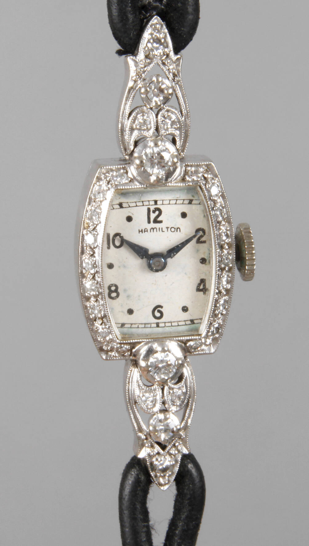 Damenarmbanduhr Hamilton mit Diamanten
