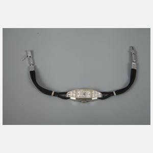 Damenarmbanduhr mit Diamantbesatz