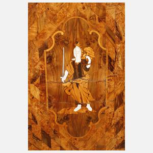 Intarsierter Barockschrank
