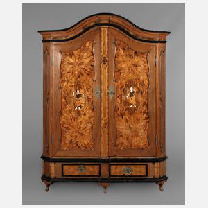Intarsierter Barockschrank