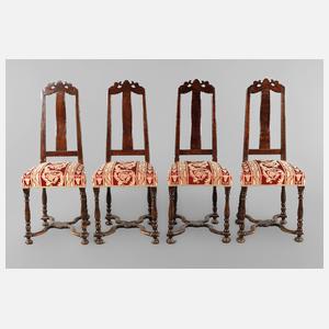 Vier Barockstühle