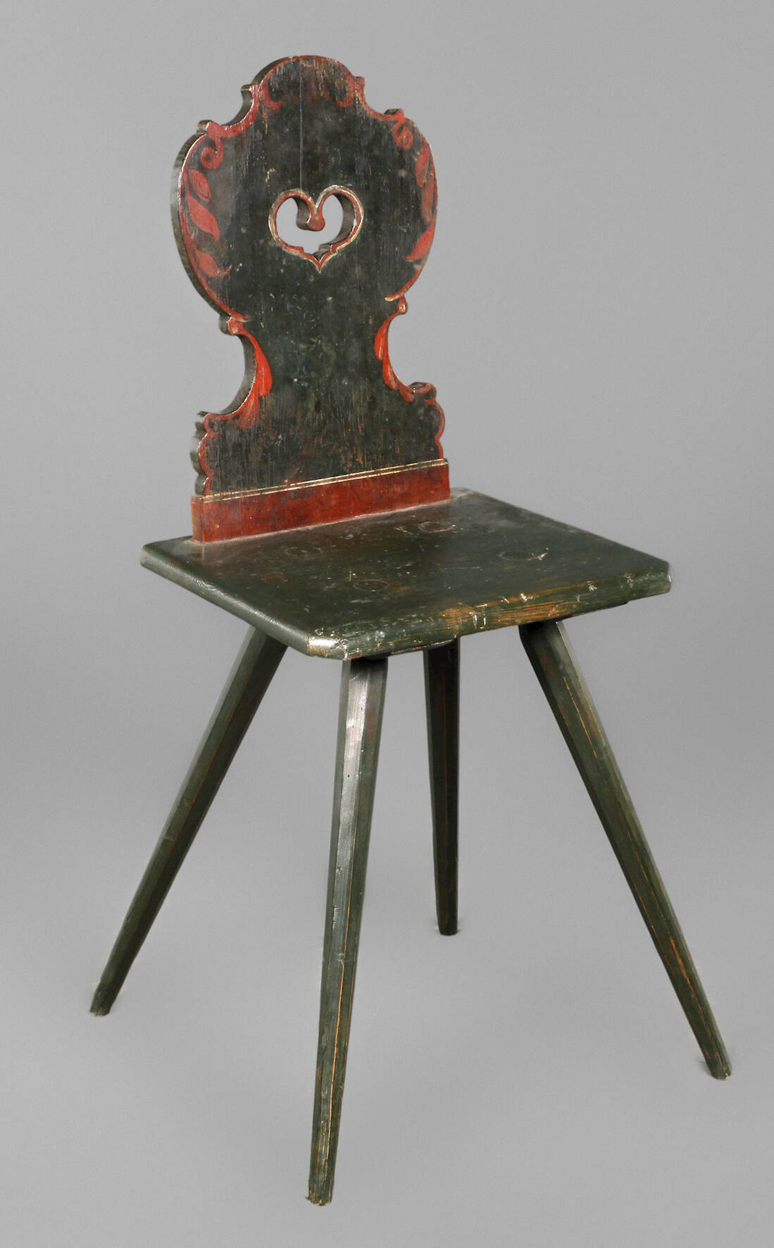 Bäuerlicher Brettstuhl