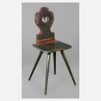 Bäuerlicher Brettstuhl111